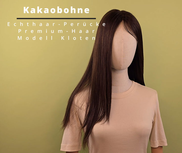 Echthaar-Perücke Kloten - Kakaobohne