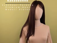 Echthaar-Perücke Kloten - Kakaobohne