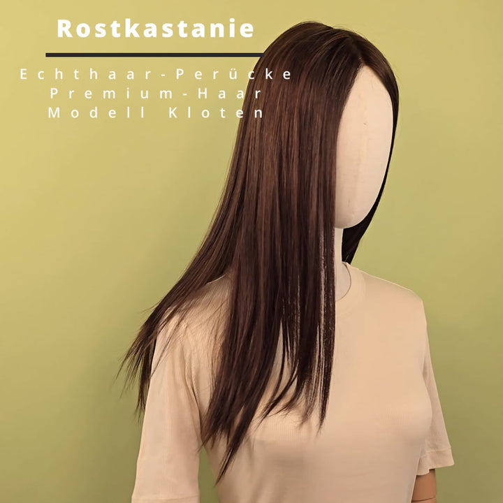 Echthaar-Perücke Kloten - Rostkastanie